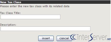 Tax Classes