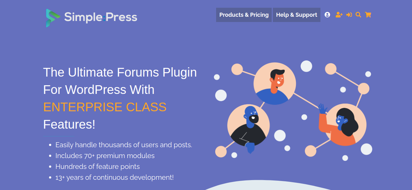 SimplePress forum plugin for WordPress