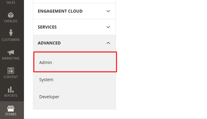 Change Admin Startup Page in Magento - Step 2