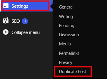 Duplicate Posts plugin