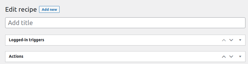 Create a Recipe in Uncanny Automator