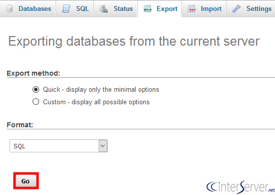 export-and-import
