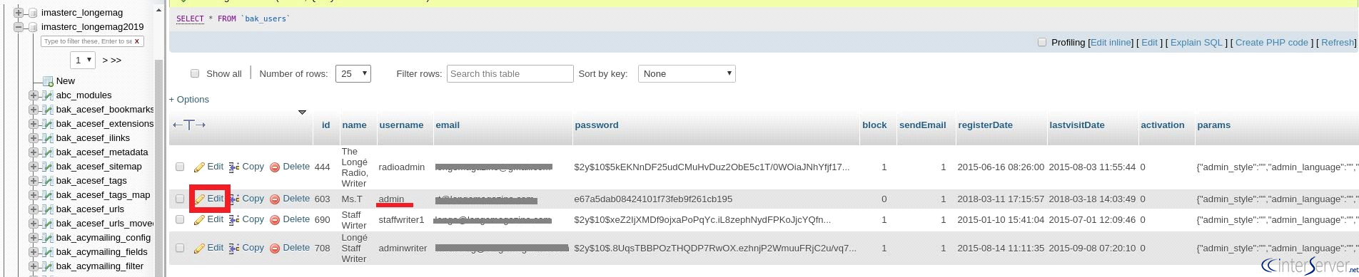 Password Reset