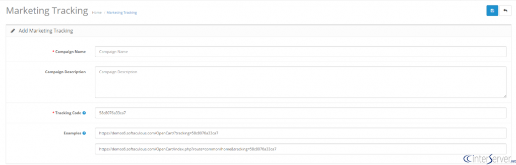 Marketing Tracking