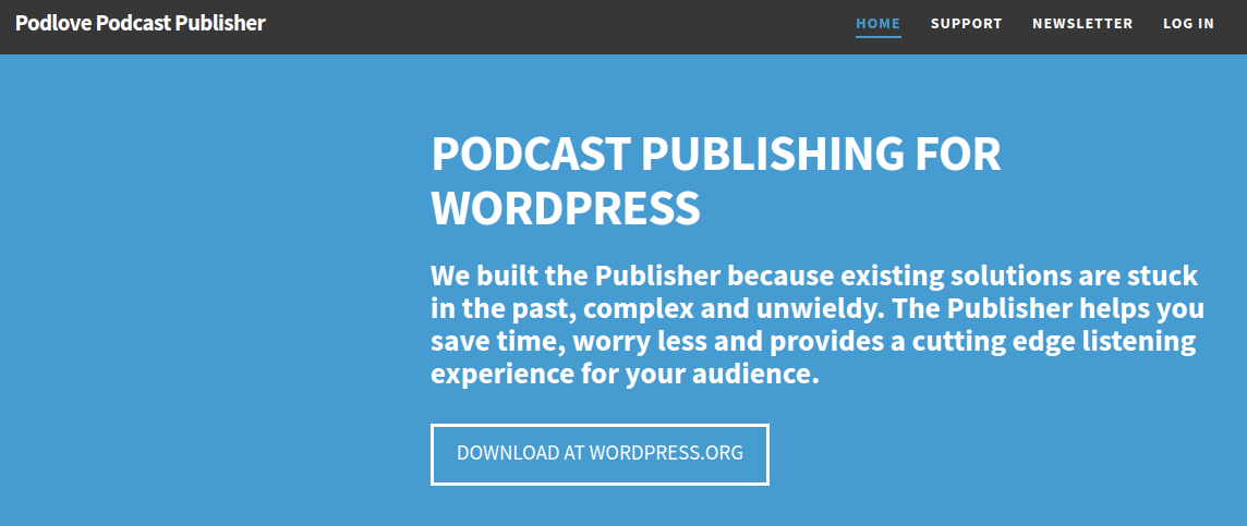 PodLove Podcast Publisher: Podcast Publishing For WordPress