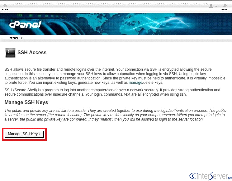 Manage SSH