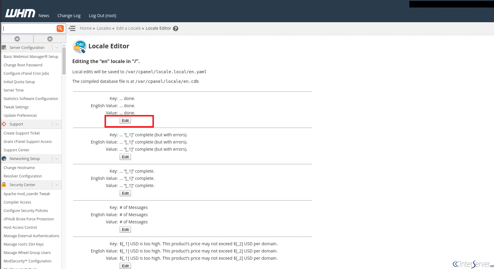 How to Edit Locales in cPanel & WHM?