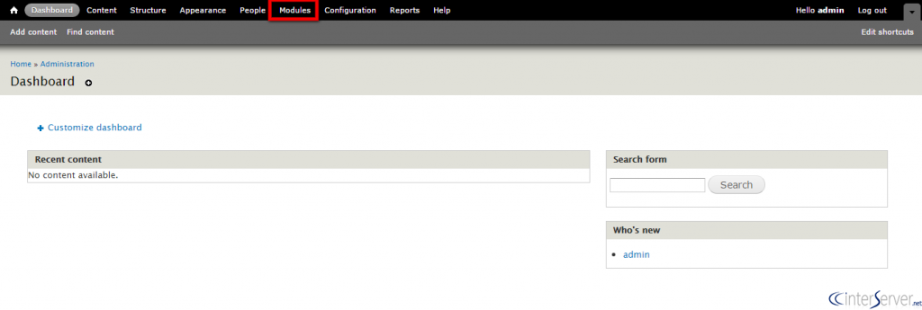 Install modules in Drupal