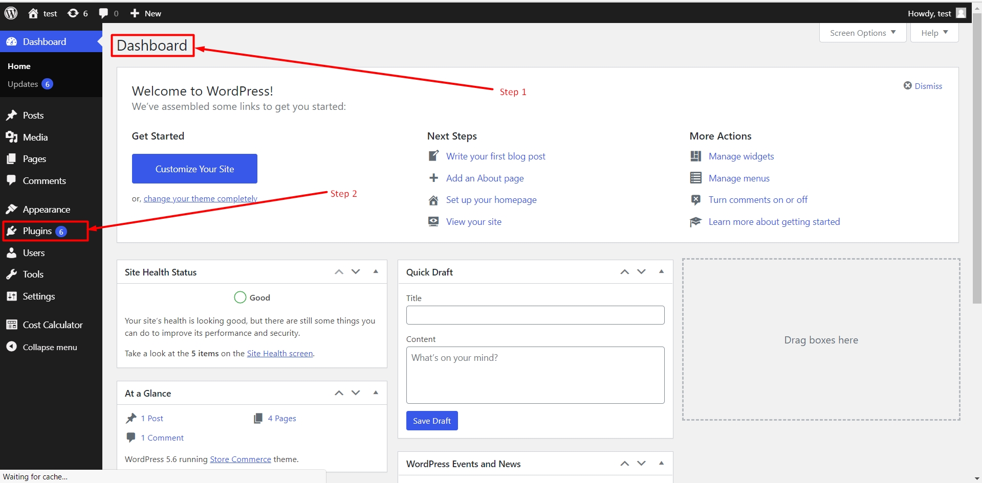 How to use WP Rollback in WordPress - Step 1 and 2