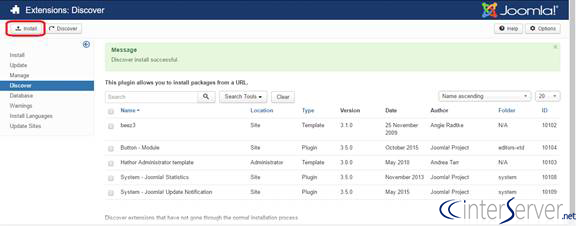 Installation Plugin