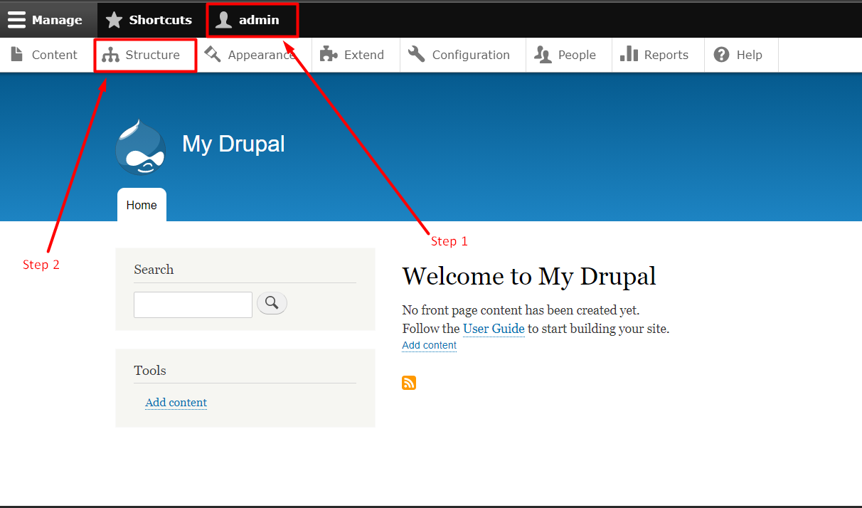 Set Default Image for Content type in Drupal - Step 1 and 2