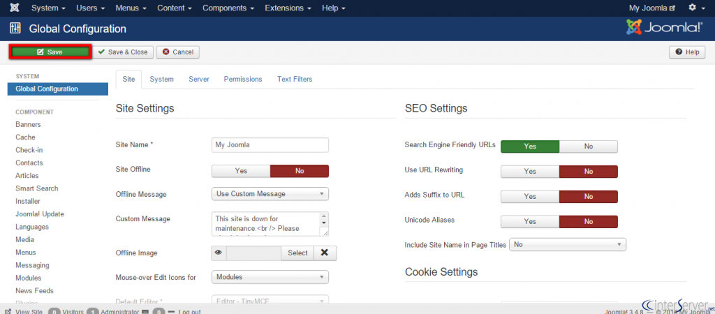 Search engine friendly urls in Joomla