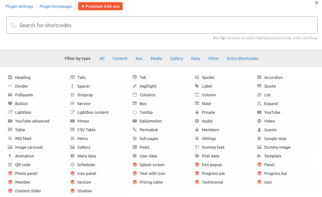 Shortcodes Ultimate- Best Shortcodes Plugin For WordPress screenshot 5