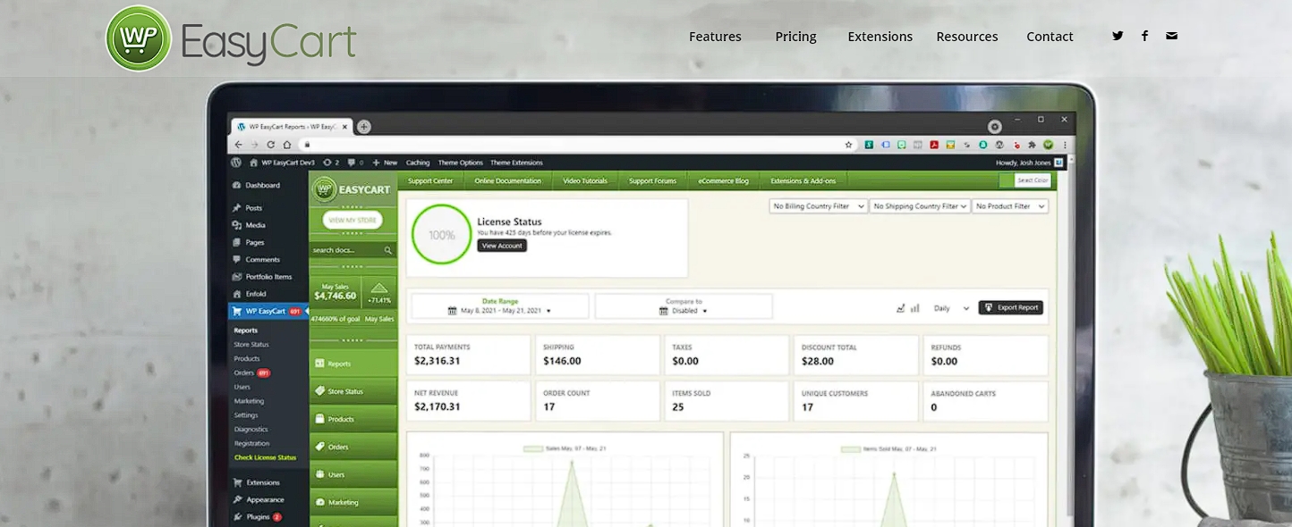 7. WP EasyCart