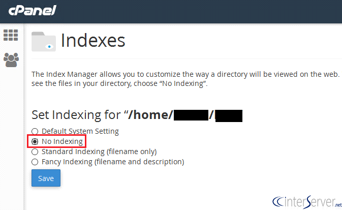 Disable Directory Listing