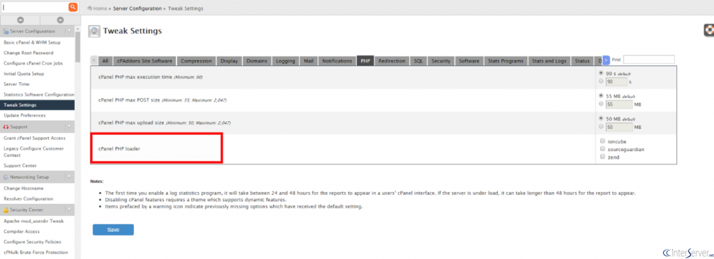 Enable IonCube Loader