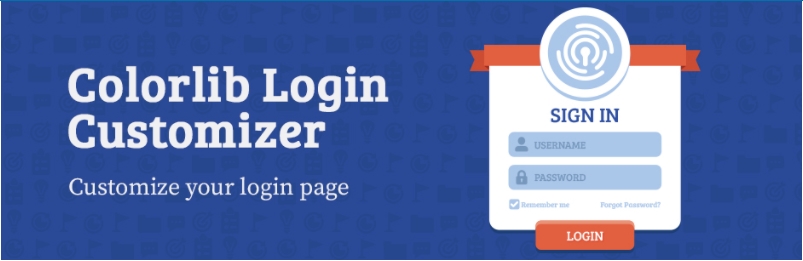 ColorLib Login Customizer plugin