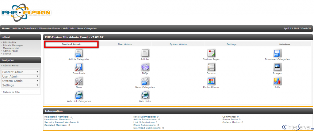 Manage Forums