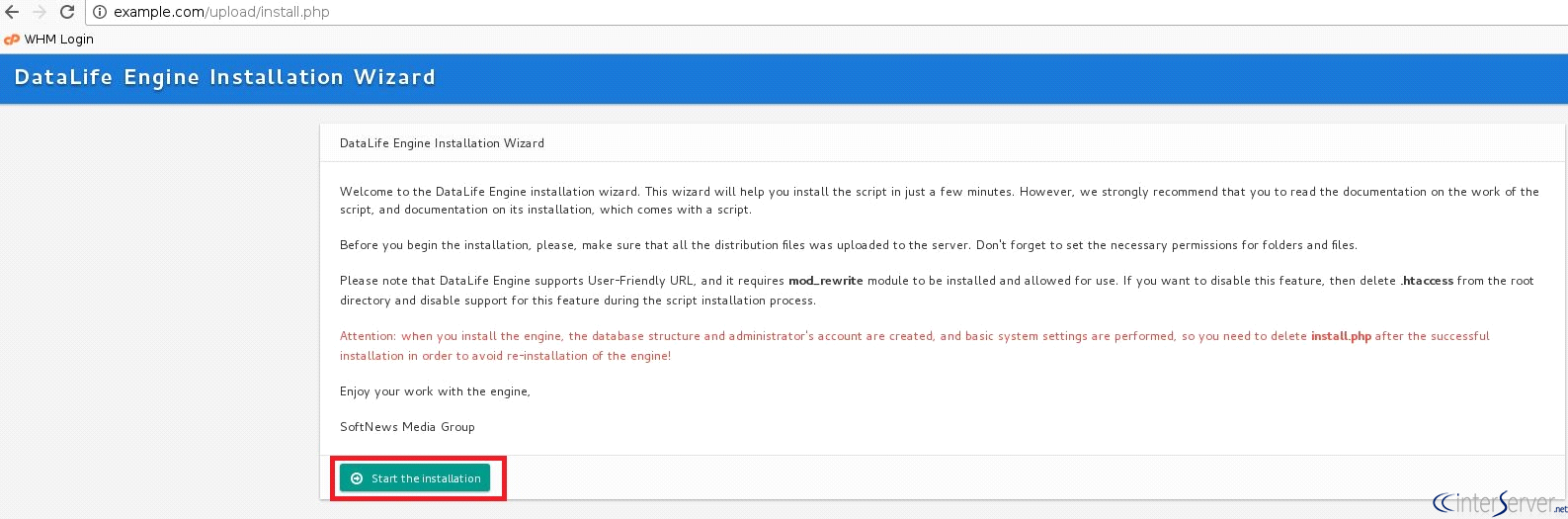 Install DLE