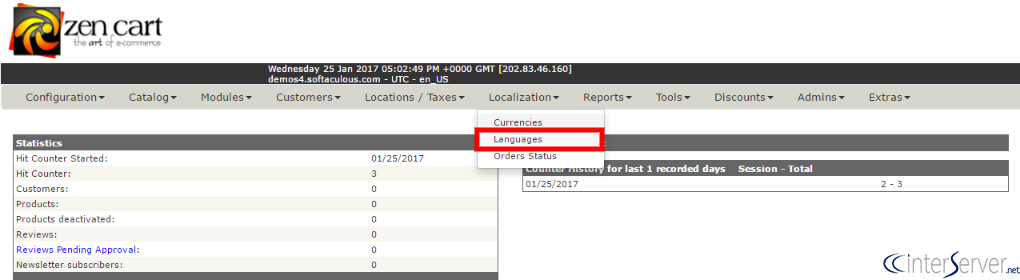 Manage Languages