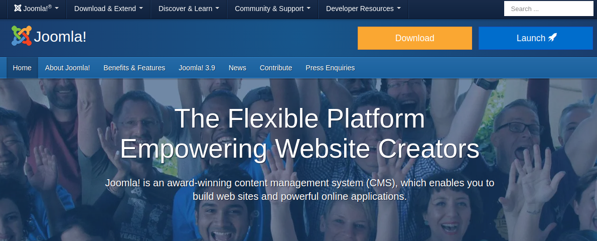 Joomla Content Management system