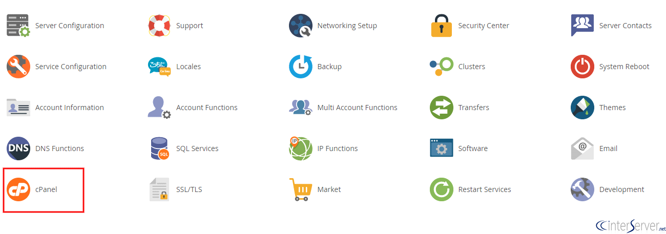 cPanel customization