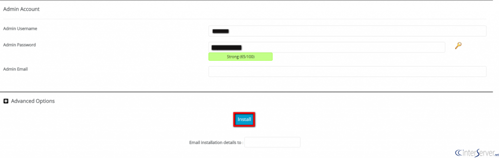 Install AbanteCart from Softaculous