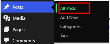 Navigate to post lists