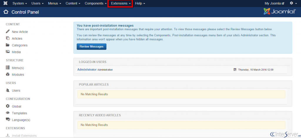 Use iframe in Joomla