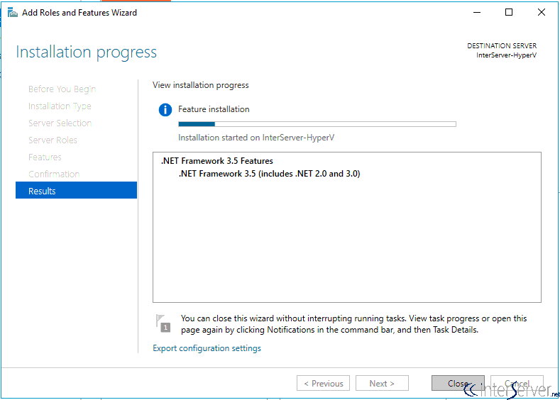 Enable .net framework