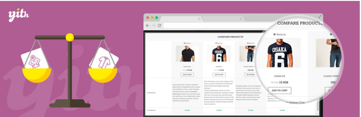 Comparison plugin for WooCommerce