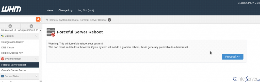 Server Reboot