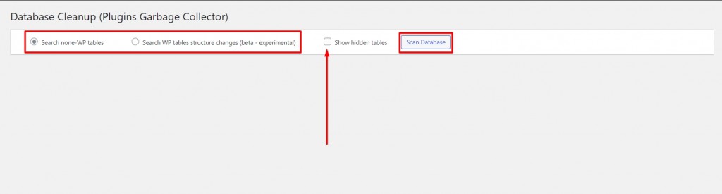 How to use the Plugins Garbage Collector WordPress plugin - Step 4