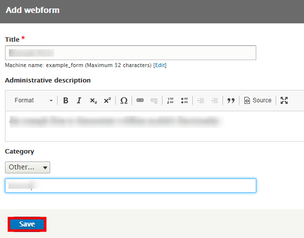 Contact Webform
