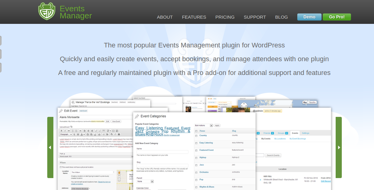 Event Manager - Best event management plugin for wordpress site