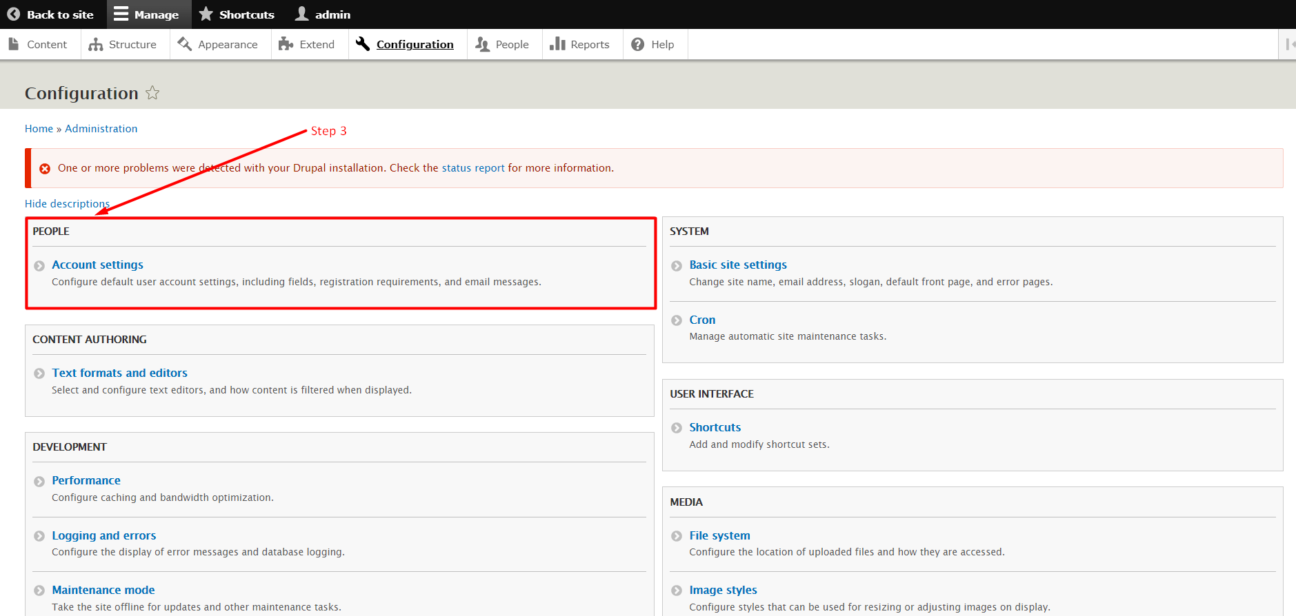 Set default user image in Drupal - Step 3