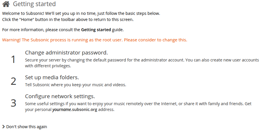 Install Subsonic Media Server on Linux: Complete Setup Guide screenshot 2