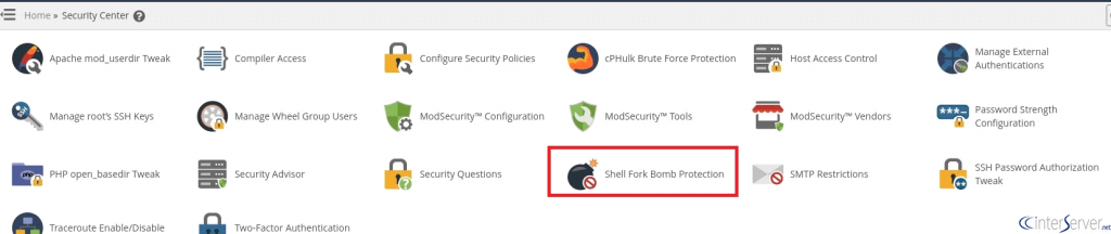 Enable shell bomb protection