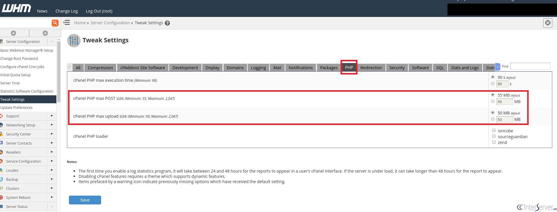 Increase upload size