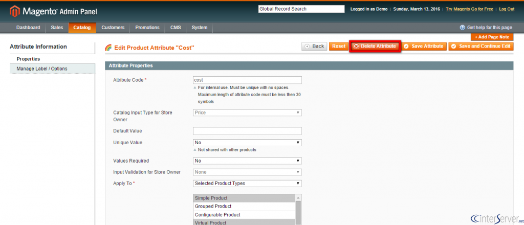 Manage Attributes in Magento