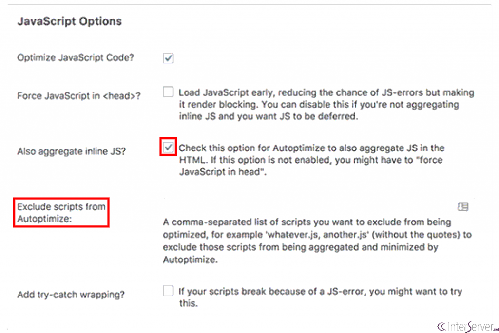 Blocking javascript and css