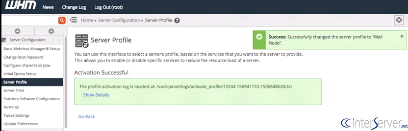 Server Profile