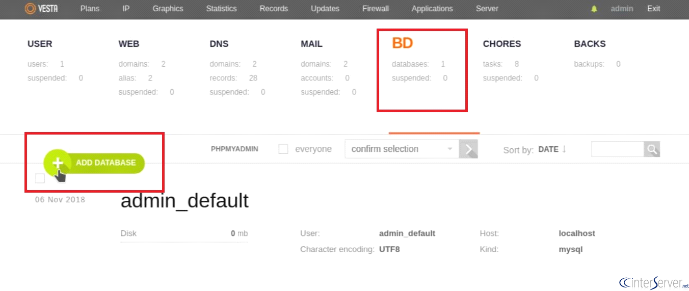 create database