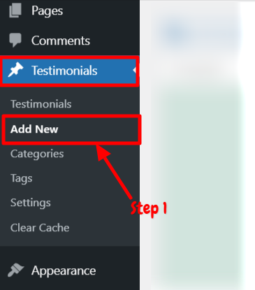 How to add Testimonial in WordPress