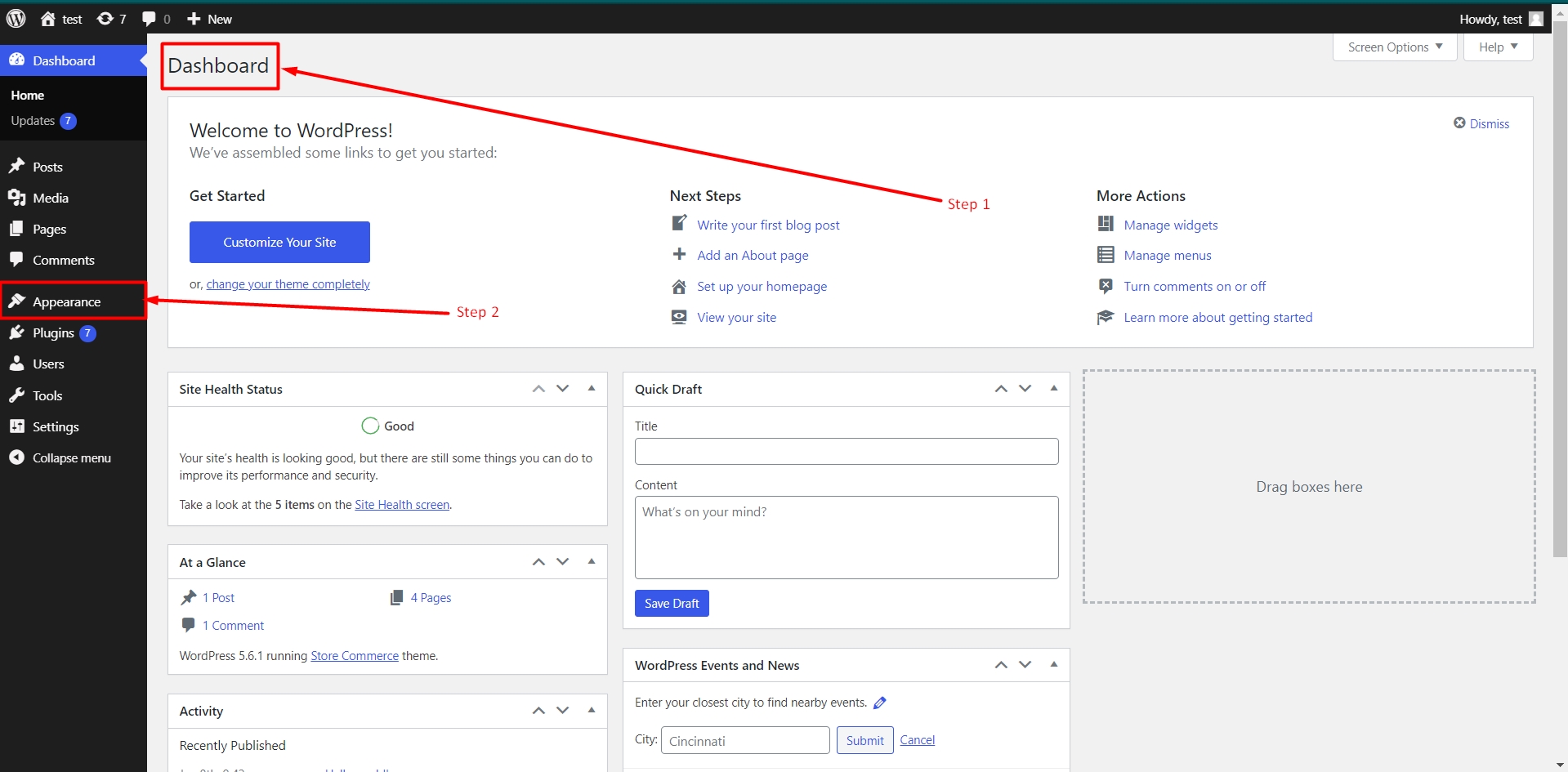 How to customise menus in WordPress