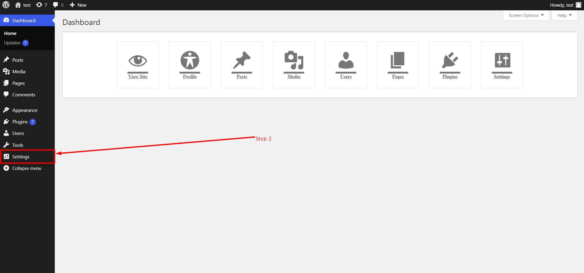 Access Dashboard widgets in WordPress