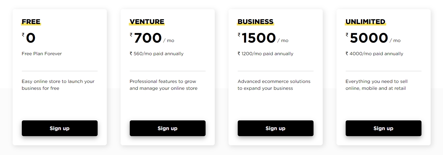 6. Ecwid eCommerce Shopping Cart Pricing
