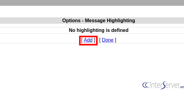 Message highlighting