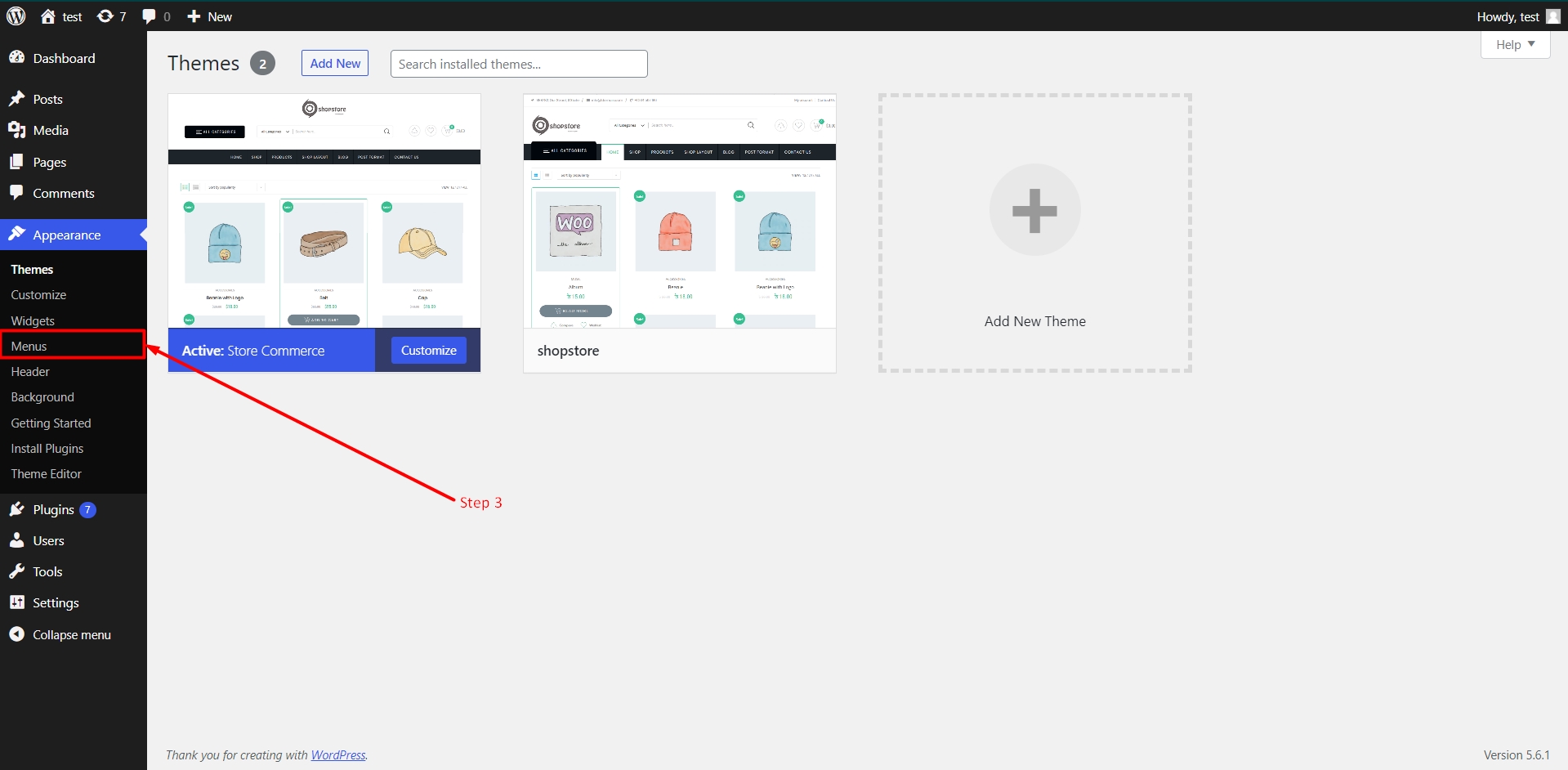 How to manage menu items in WordPress