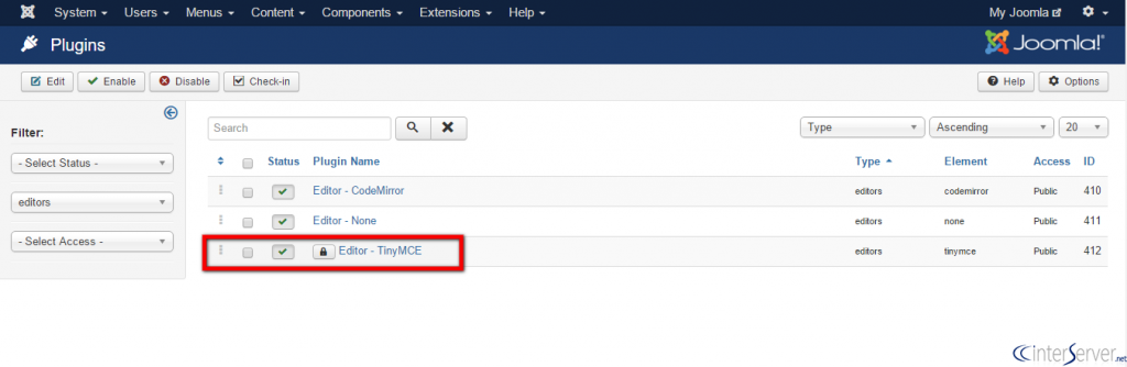 Use iframe in Joomla